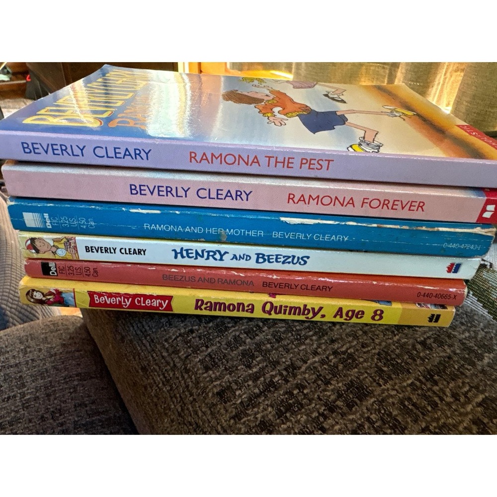 Beverly Cleary Ramona Quimby Henry and Beezus 6 Book Paperback Set Lot